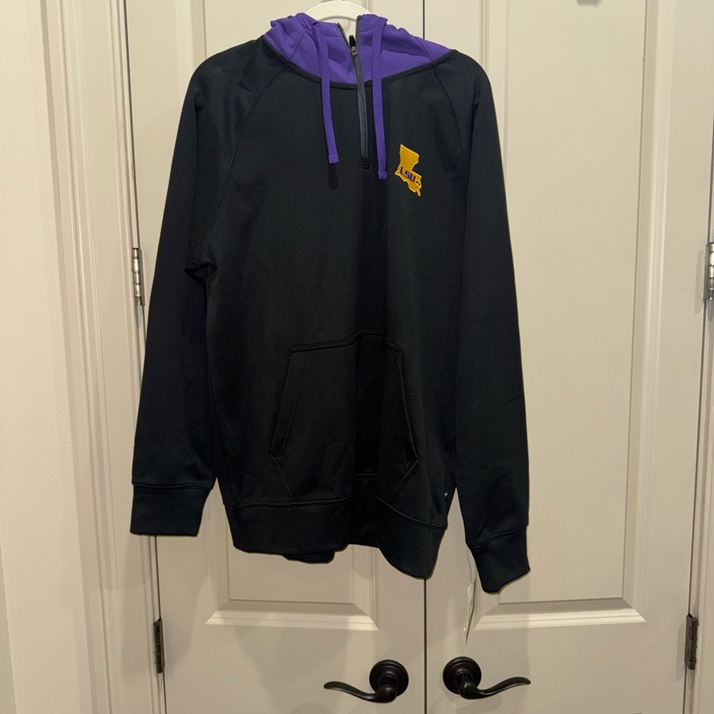 LSU Black and Purple Hooded Sweatshirt